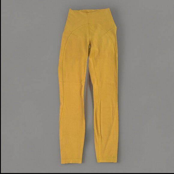 lululemon athletica Pants - Like New Lululemon Unlimit High-Rise Tight 25" Nulu Gold Spice Yoga Leggings 0